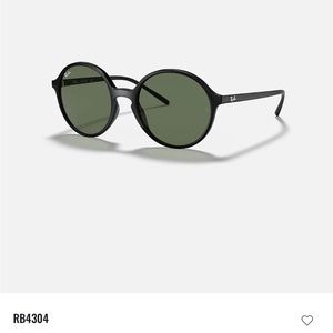 NIB Ray-Ban RB4304 Black Green Classic